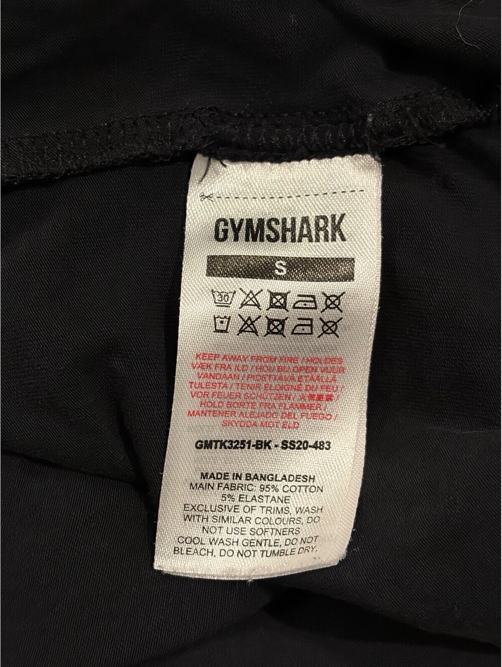 Gymshark Women’s Tank Top Small Black Sleeveless Athletic Workout Gym Training S - Picture 3 of 4